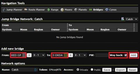 Dotlan - Bridges - Exemple 2