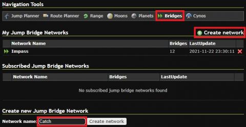 Dotlan - Bridges - Exemple 1